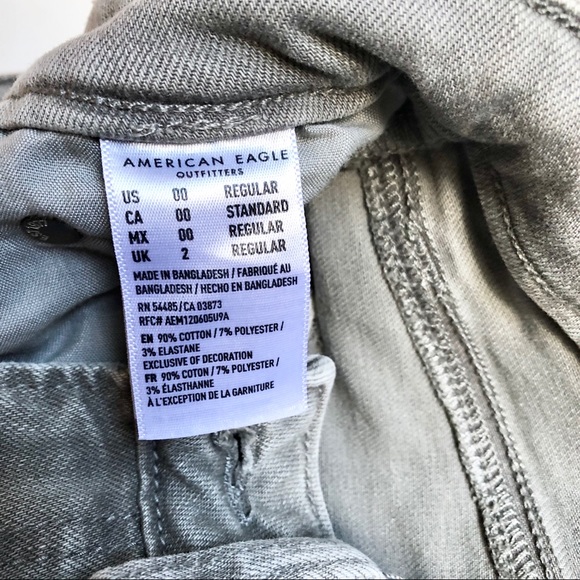 AE | Stuper Stretch Hi-rise Grey Jegging - Picture 5 of 13